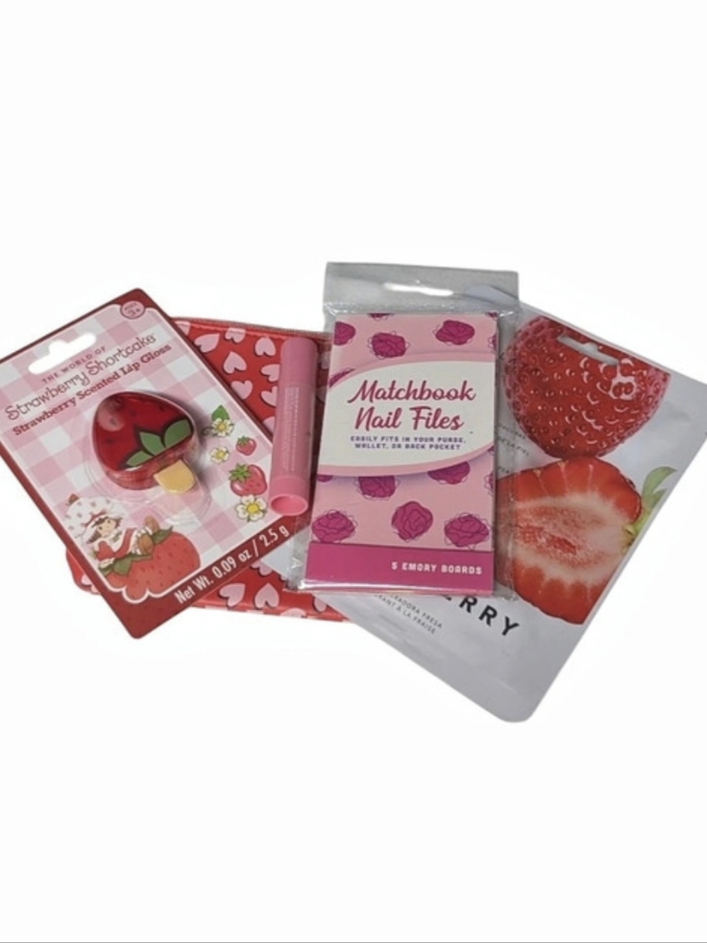 The World of Strawberry Shortcake Strawberry Scented Lip Gloss Pink & Red